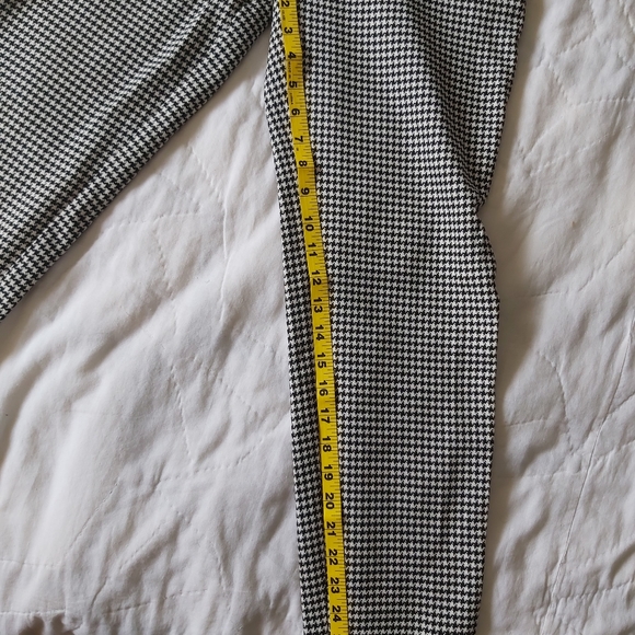 NWT ASOS Houndstooth high waisted pants with pockets - Picture 6 of 6